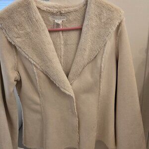 Faux suede and fur lined Jacket